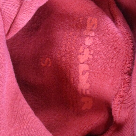 NWOT Sp5der Hoodie Adult Small Red Angel Number 555 Printed Sweatshirt Pullover - Picture 5 of 10